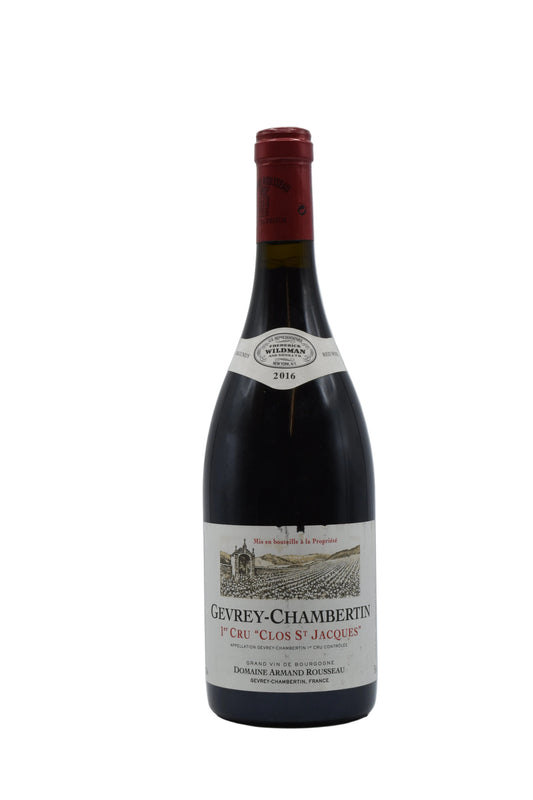 2016 Domaine Armand Rousseau, Gevrey-Chambertin Clos St. Jacques 1er Cru 750ml - Walker Wine Co.