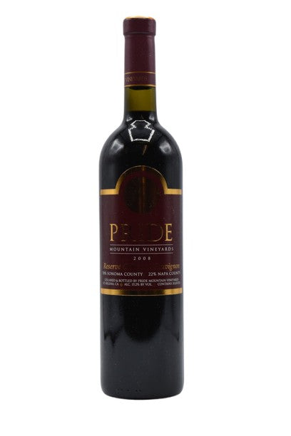 2008 Pride Mountain Vineyards, Reserve Cabernet Sauvignon 750ml - Walker Wine Co.