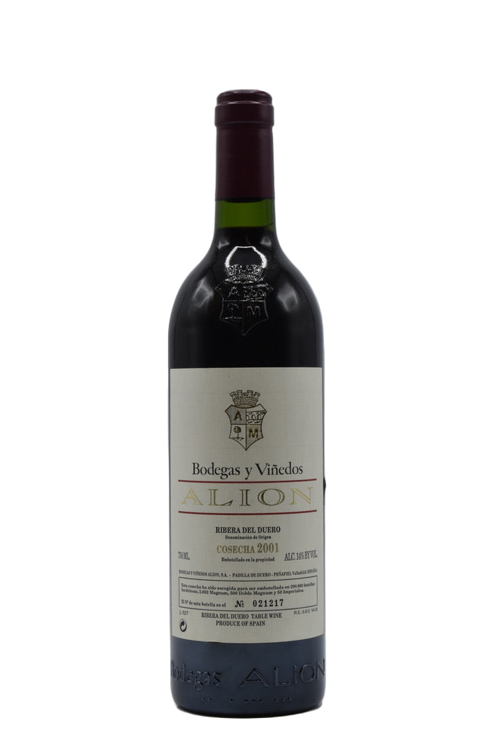 2001 Vega Sicilia, 'Alion' Ribera del Duero 750ml