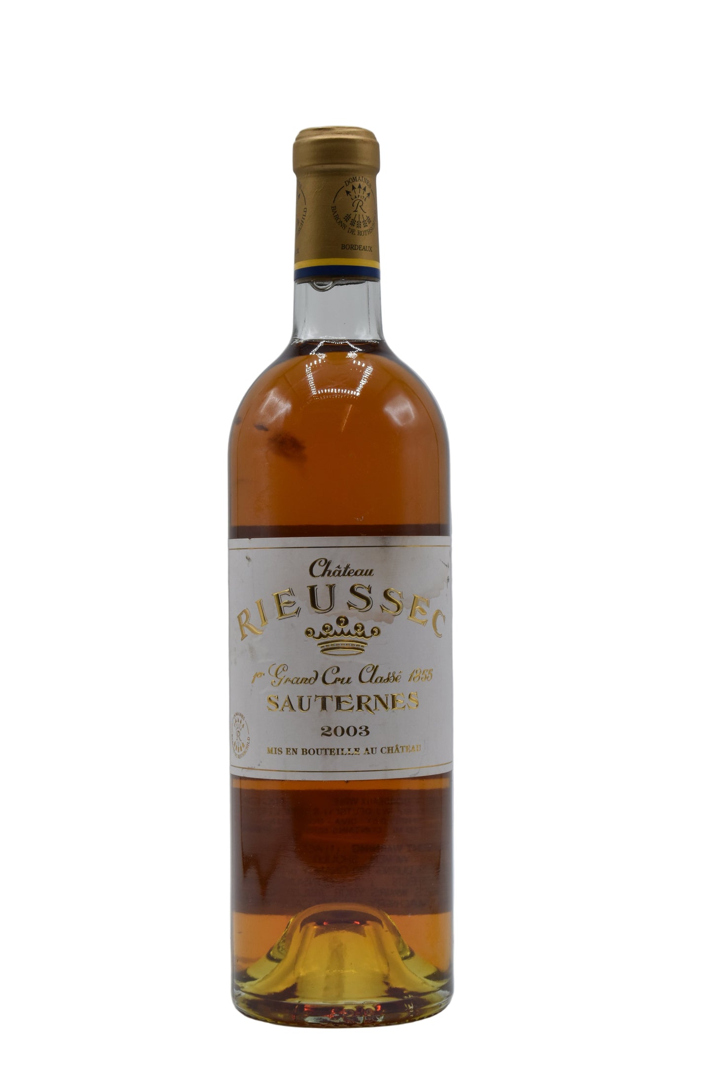 2003 Chateau Rieussec, Sauternes 750ml - Walker Wine Co.