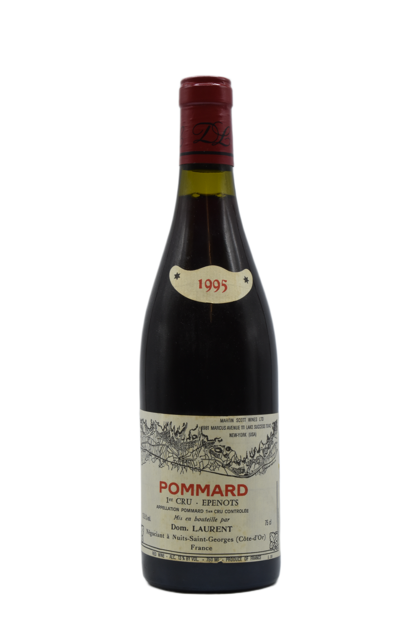 1995 Dominique Laurent, Pommard 1er Cru Epenots  750ml - Walker Wine Co.