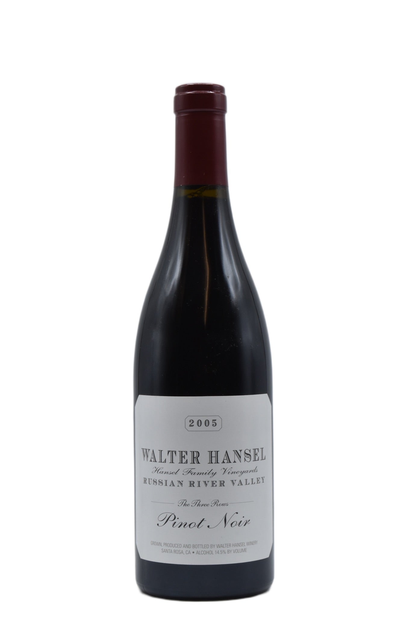 2005 Walter Hansel Family Vineyard, Three Rows Pinot Noir 750ml - Walker Wine Co.