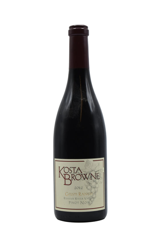 2012 Kosta Browne, Giusti Ranch Pinot Noir 750ml - Walker Wine Co.