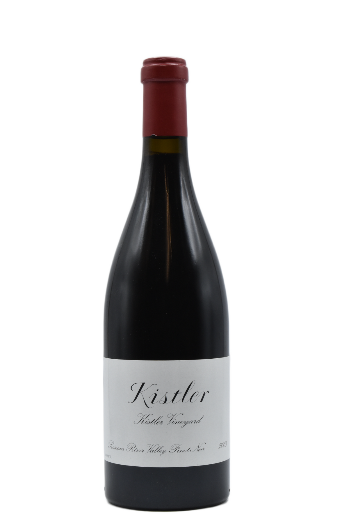 2003 Kistler, Kistler Vineyard, Russian River Valley Pinot Noir 750ml ...