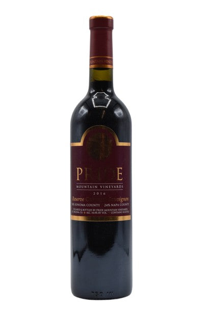 2016 Pride Mountain Vineyards, Reserve Cabernet Sauvignon 750ml - Walker Wine Co.