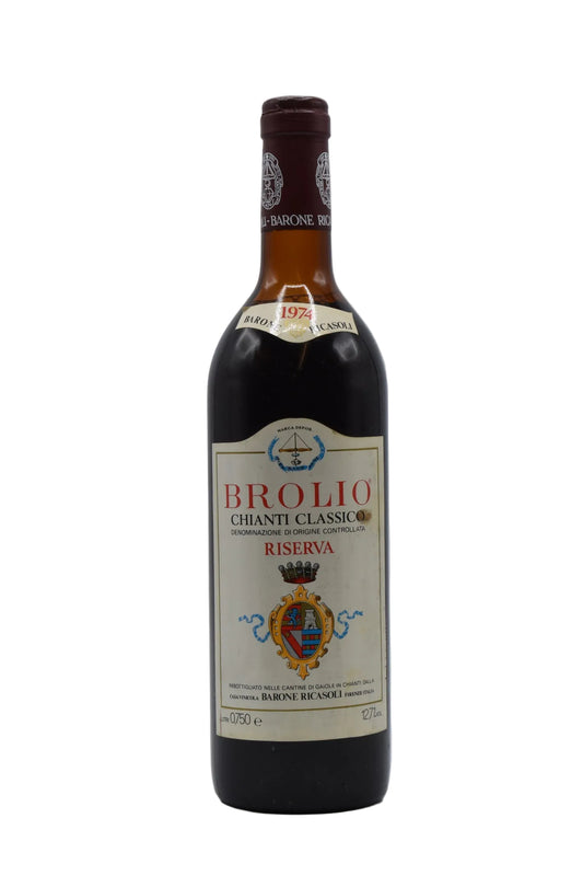 1974 Barone Ricasoli, Chianti Classico Brolio Riserva 750ml