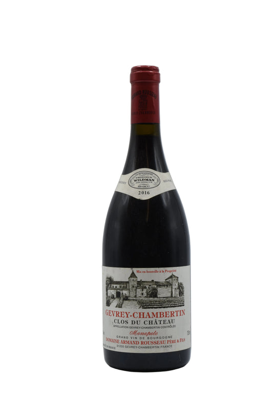 2016 Domaine Armand Rousseau, Gevrey-Chambertin Clos du Chateau Monopole 750ml - Walker Wine Co.