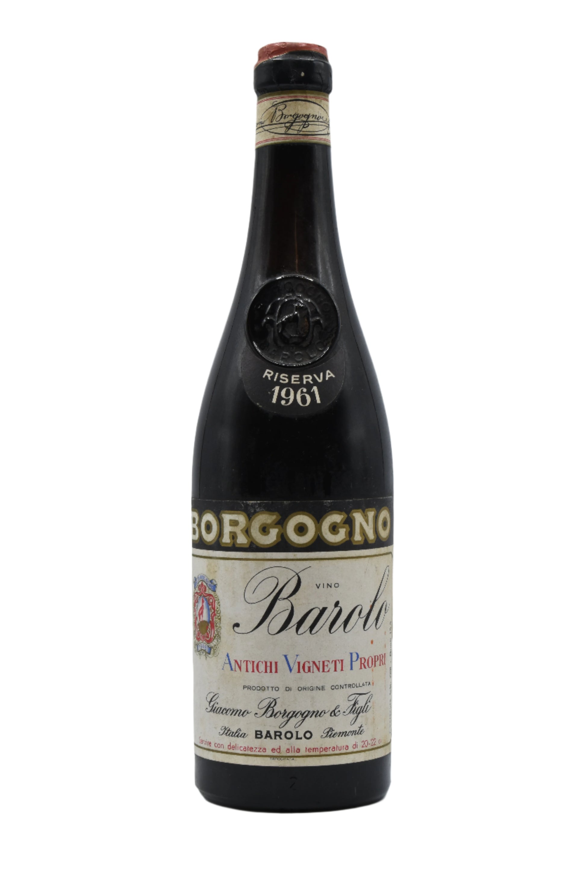 1961 Borgogno (G.), Barolo Riserva 750ml - Walker Wine Co.