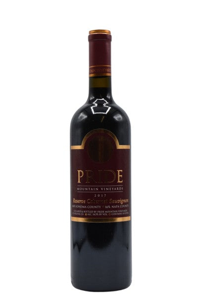 2017 Pride Mountain Vineyards, Reserve Cabernet Sauvignon 750ml - Walker Wine Co.