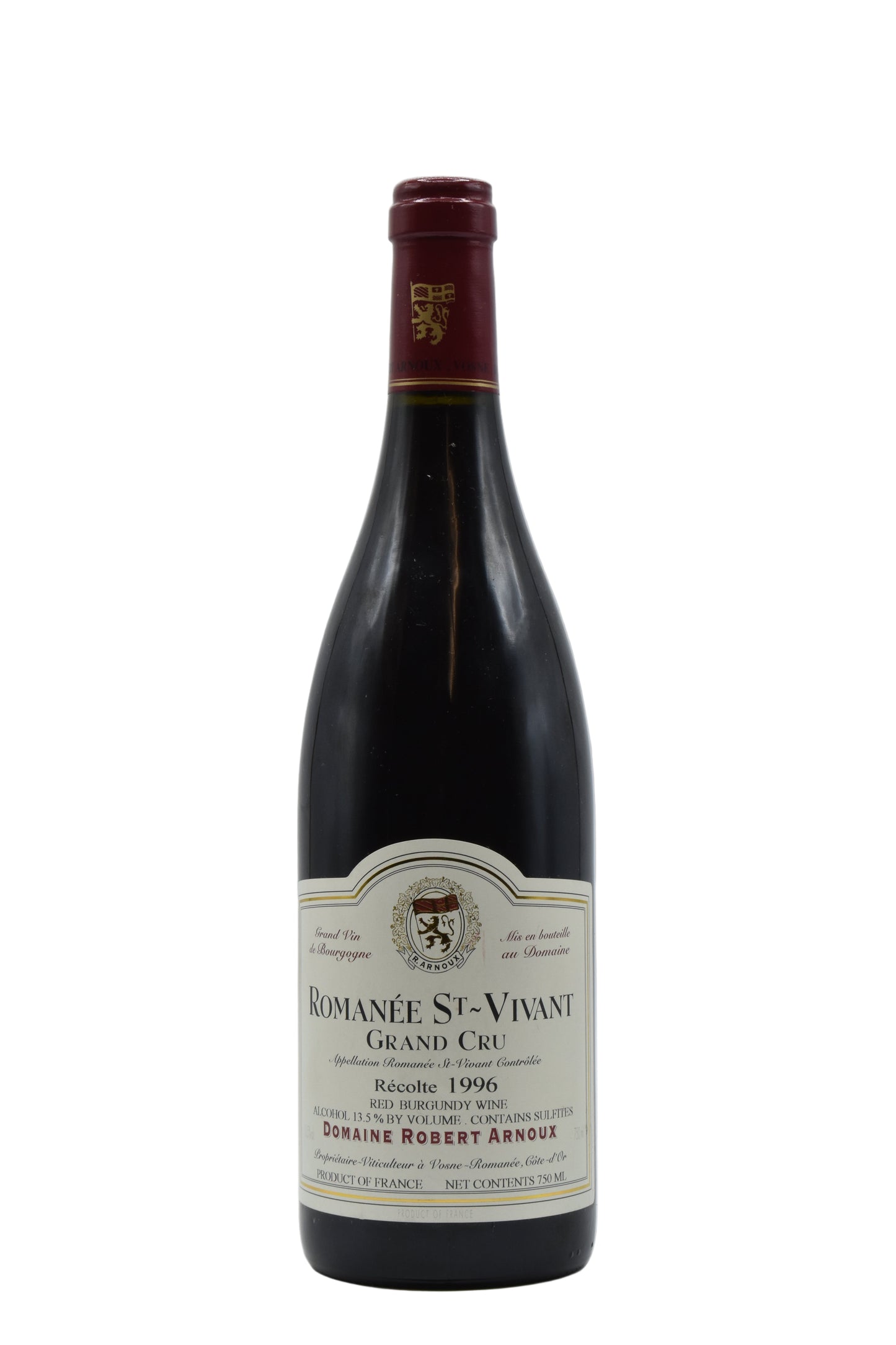 1996 Domaine Robert Arnoux, Romanee St. Vivant Grand Cru 750ml - Walker Wine Co.