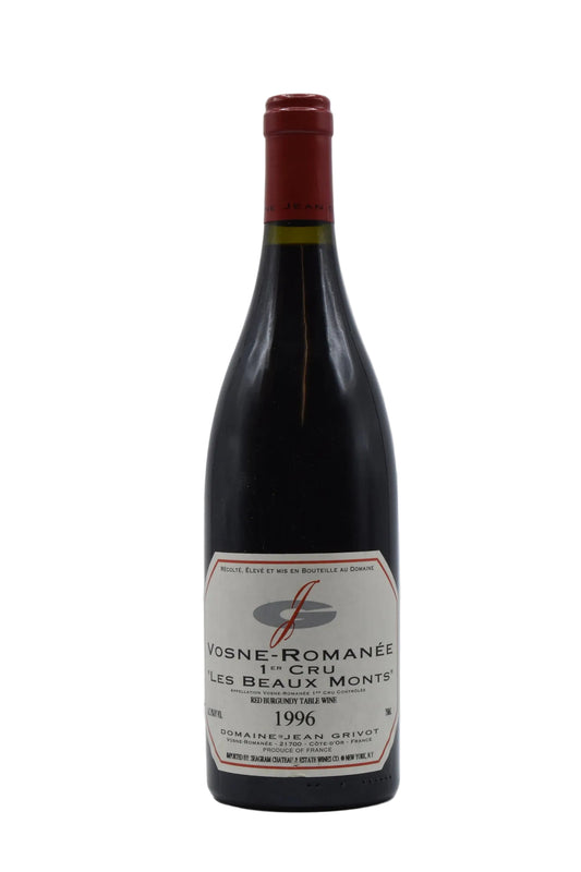 1996 Domaine Jean Grivot, Vosne-Romanee Les Beaux Monts 1er Cru 750ml
