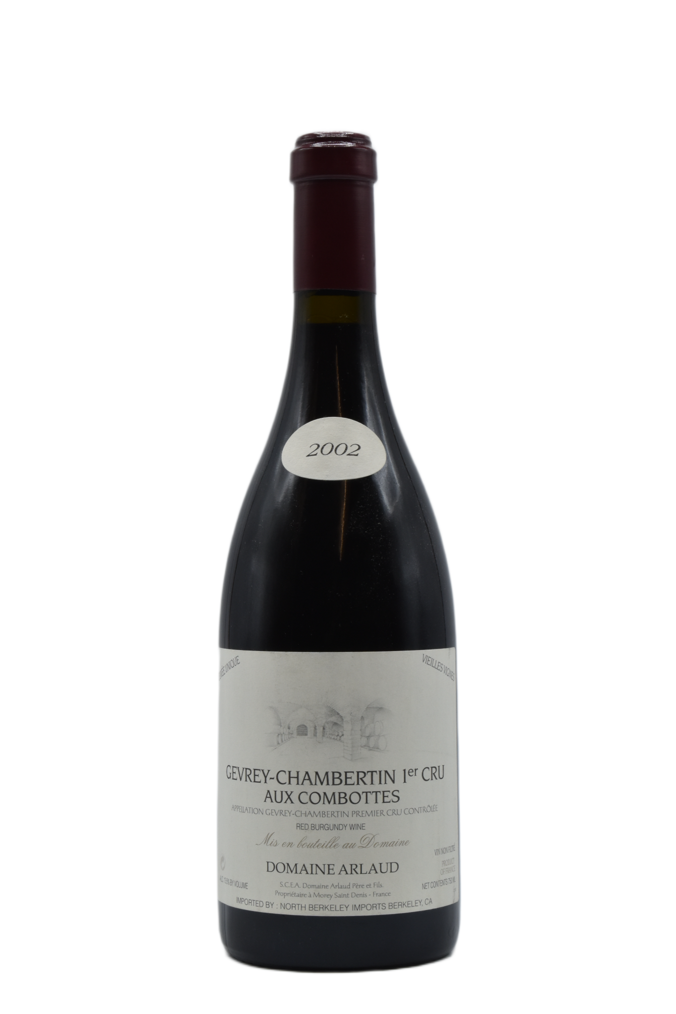 2002 Domaine Arlaud, Gevrey-Chambertin 1er Cru aux Combottes Cuvee Unique VV 750ml - Walker Wine Co.