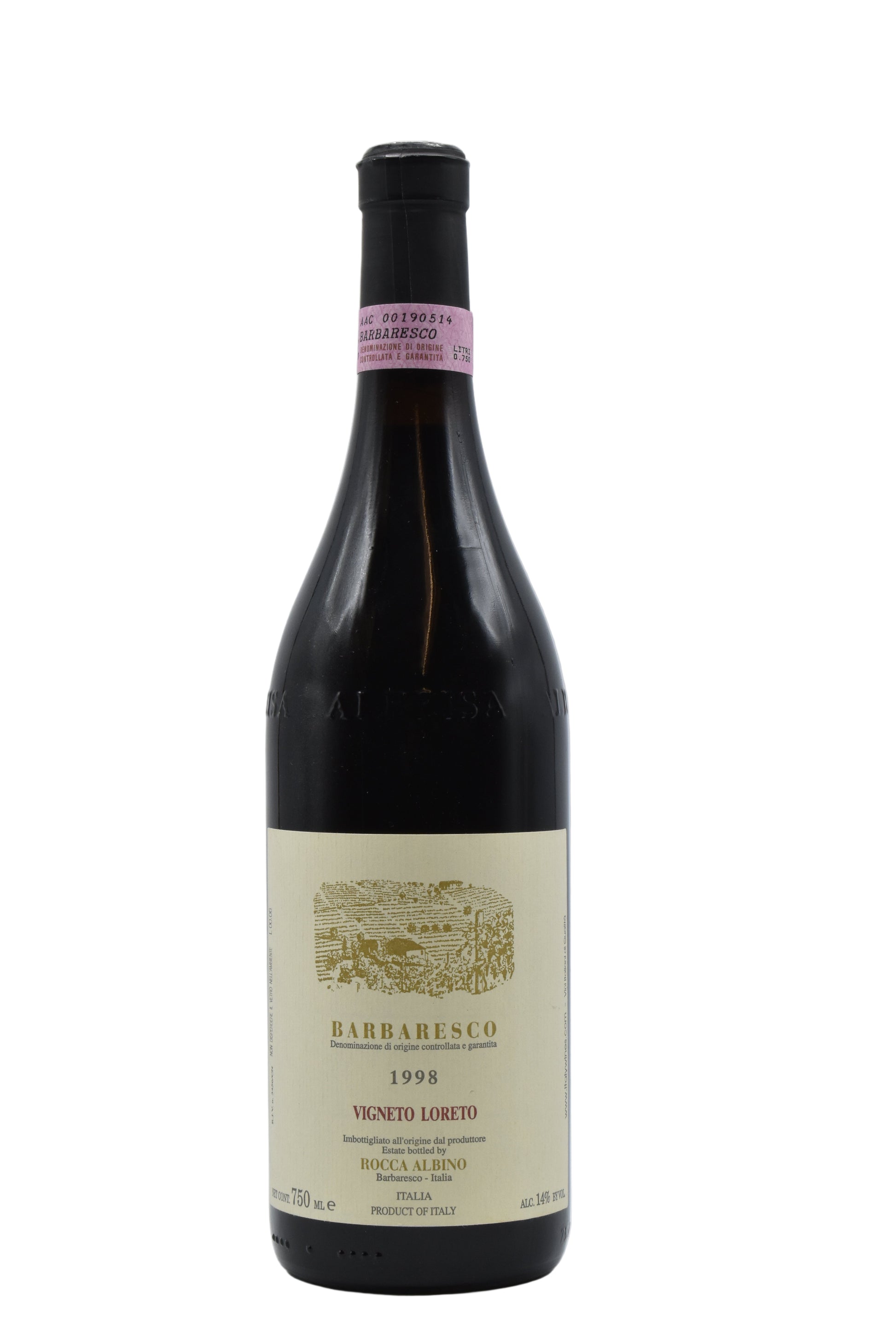 1998 Albino Rocca, Barbaresco Ovello Vigneto Loreto 750ml - Walker Wine Co.