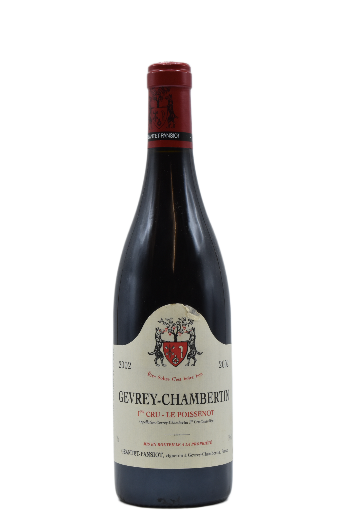 2002 Geantet-Pansiot, Gevrey-Chambertin 1er Cru Le Poissenot 750ml - Walker Wine Co.