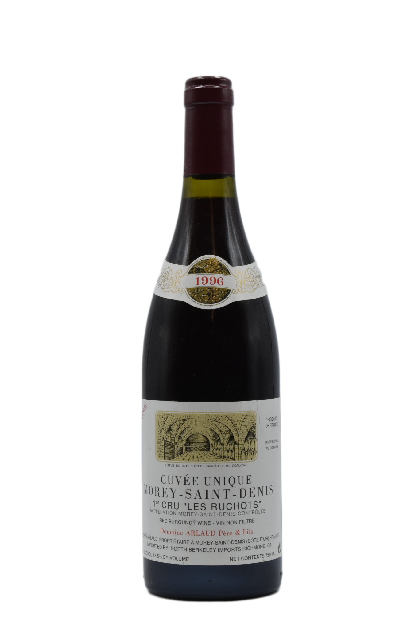 1996 Domaine Arlaud, Morey St. Denis 1er Cru Les Ruchots Cuvee Unique Reserve 750ml - Walker Wine Co.