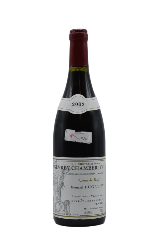 2002 Domaine Dugat-Py, Gevrey-Chambertin Couvee Coeur du Roy Tres VV 750ml - Walker Wine Co.