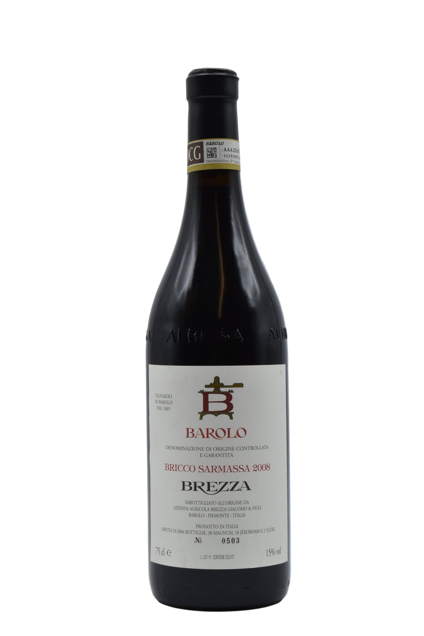 2008 Brezza, Barolo Bricco Sarmassa 750ml