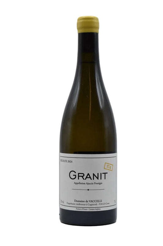 2024 Domaine de Vaccelli, Granit 174, Ajaccio Blanc 750ml - Walker Wine Co.