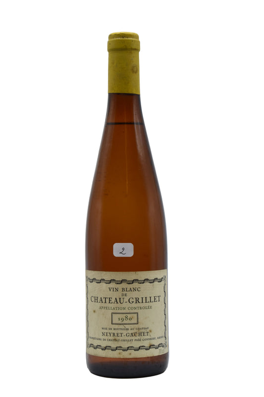 1980 Chateau Grillet, Rhone Blanc 750ml - Walker Wine Co.