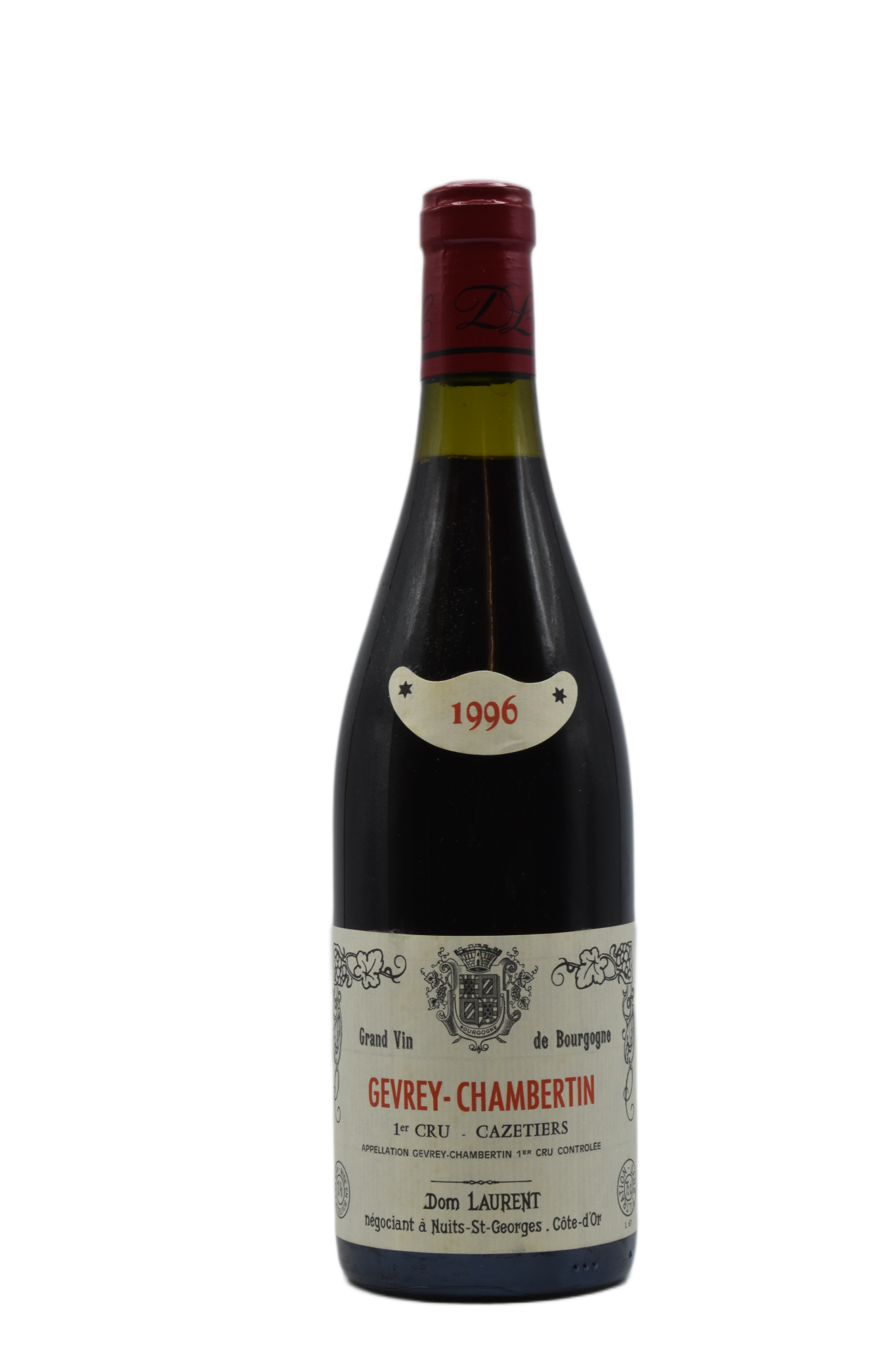1996 Dominique Laurent, Gevrey-Chambertin 1er Cru Les Cazetiers 750ml - Walker Wine Co.