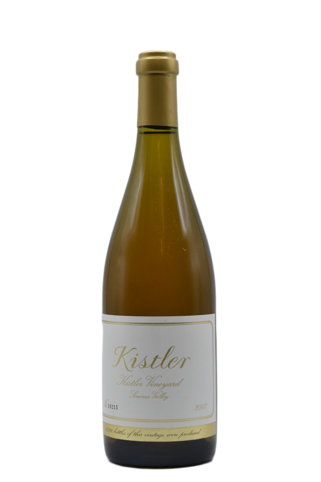 2007 Kistler, Kistler Vineyard, Sonoma Valley Chardonnay 750ml - Walker Wine Co.