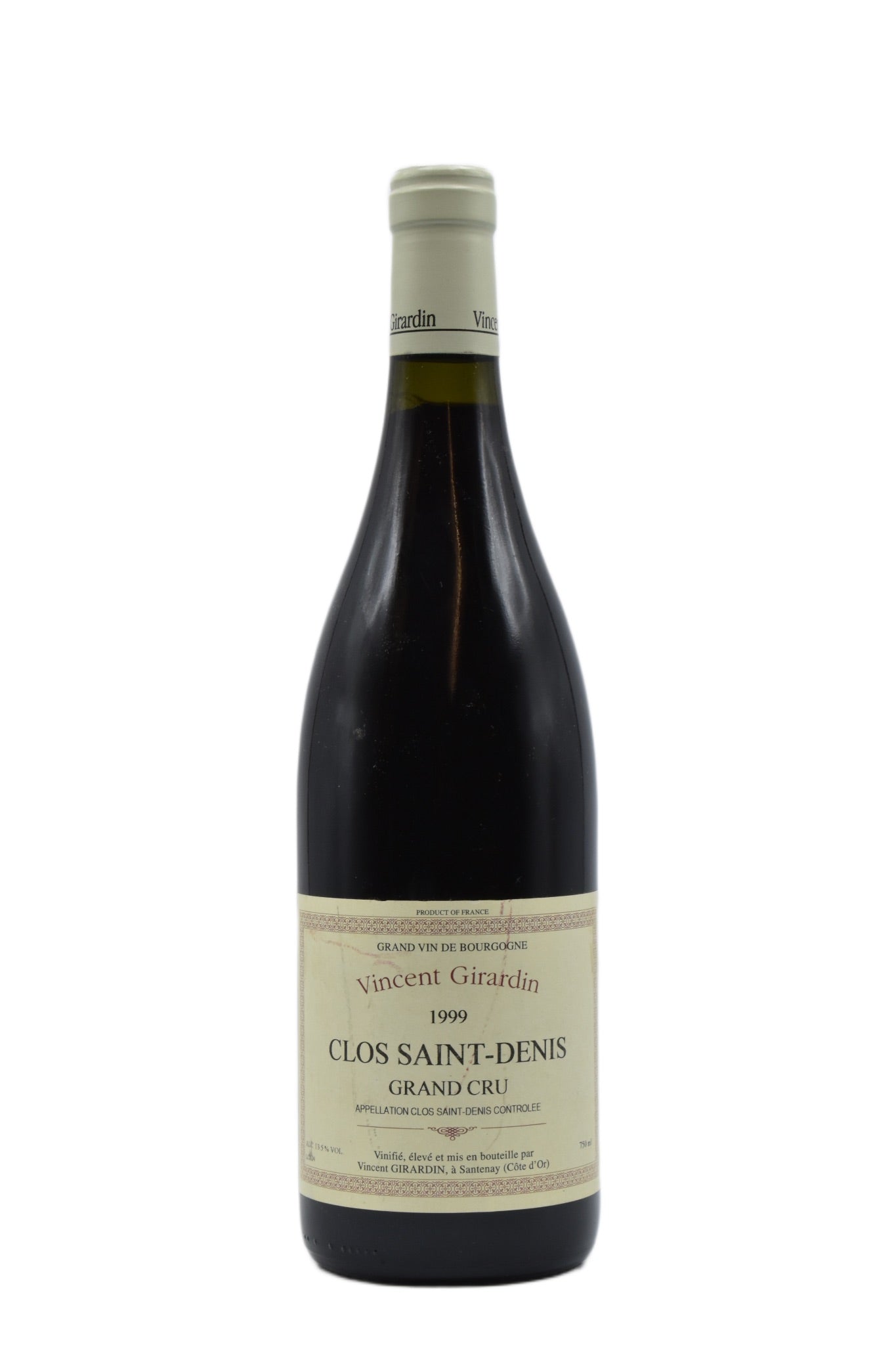 1999 V. Girardin, Clos Saint Denis Grand Cru 750ml - Walker Wine Co.