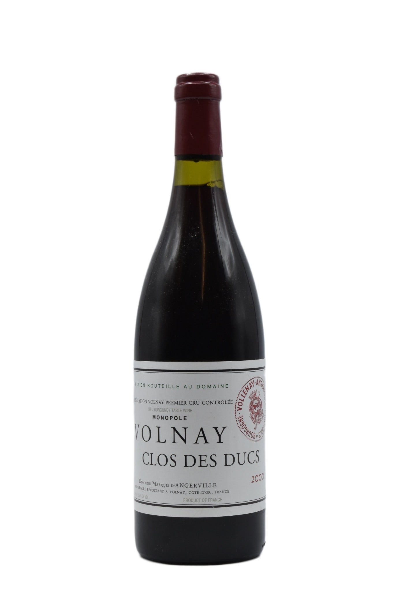 2002 Domaine d'Angerville, Volnay 1er Cru Clos de Duc  750ml - Walker Wine Co.