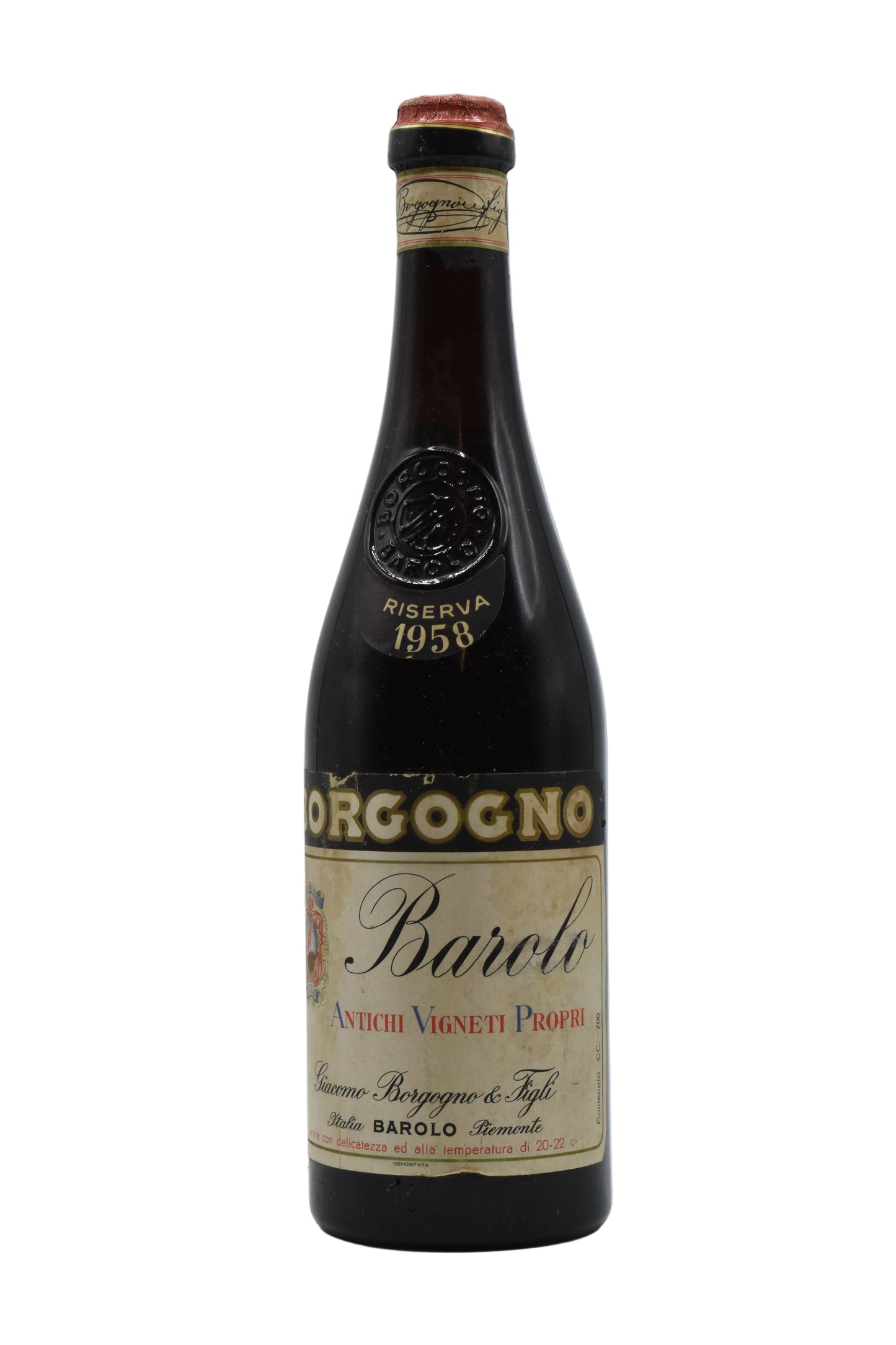 1958 G. Borgogno Barolo Riserva 750ml