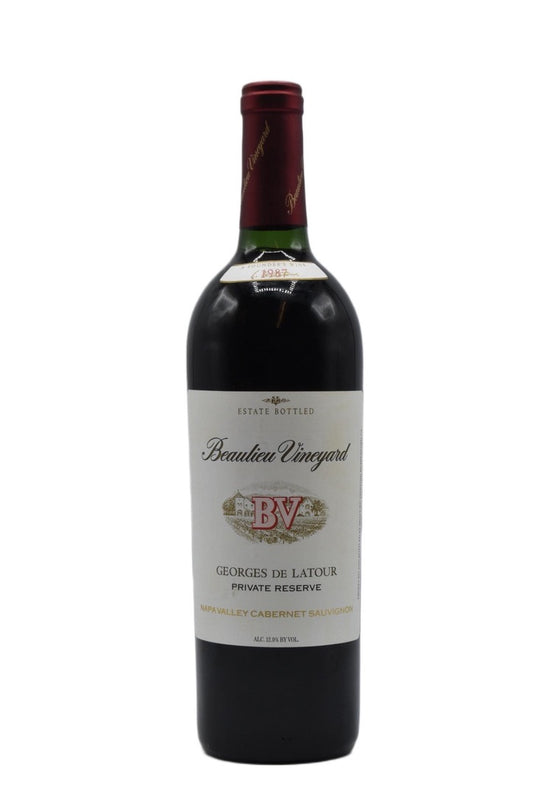 1987 BV Cabernet Sauvignon Georges de Latour Private Reserve 750ml - Walker Wine Co.