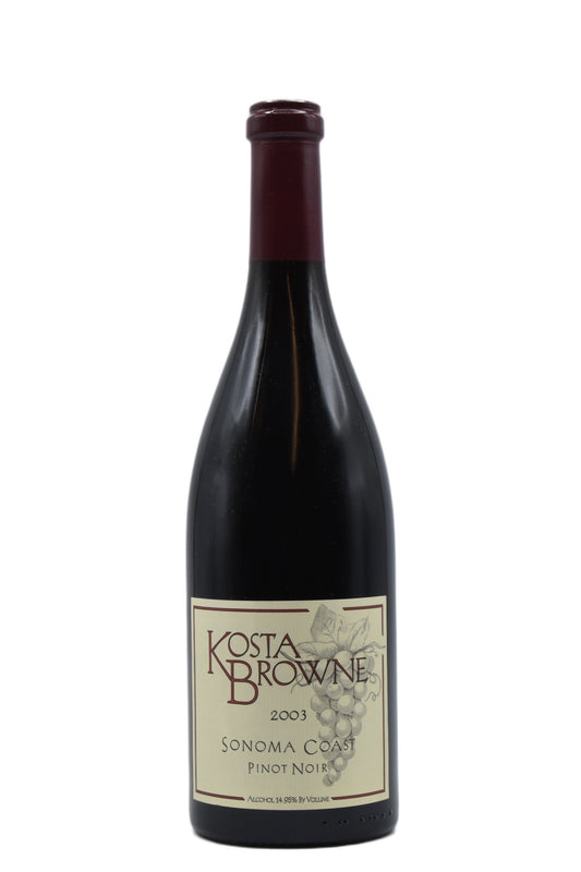 2003 Kosta Browne, Sonoma Coast Pinot Noir 750ml - Walker Wine Co.