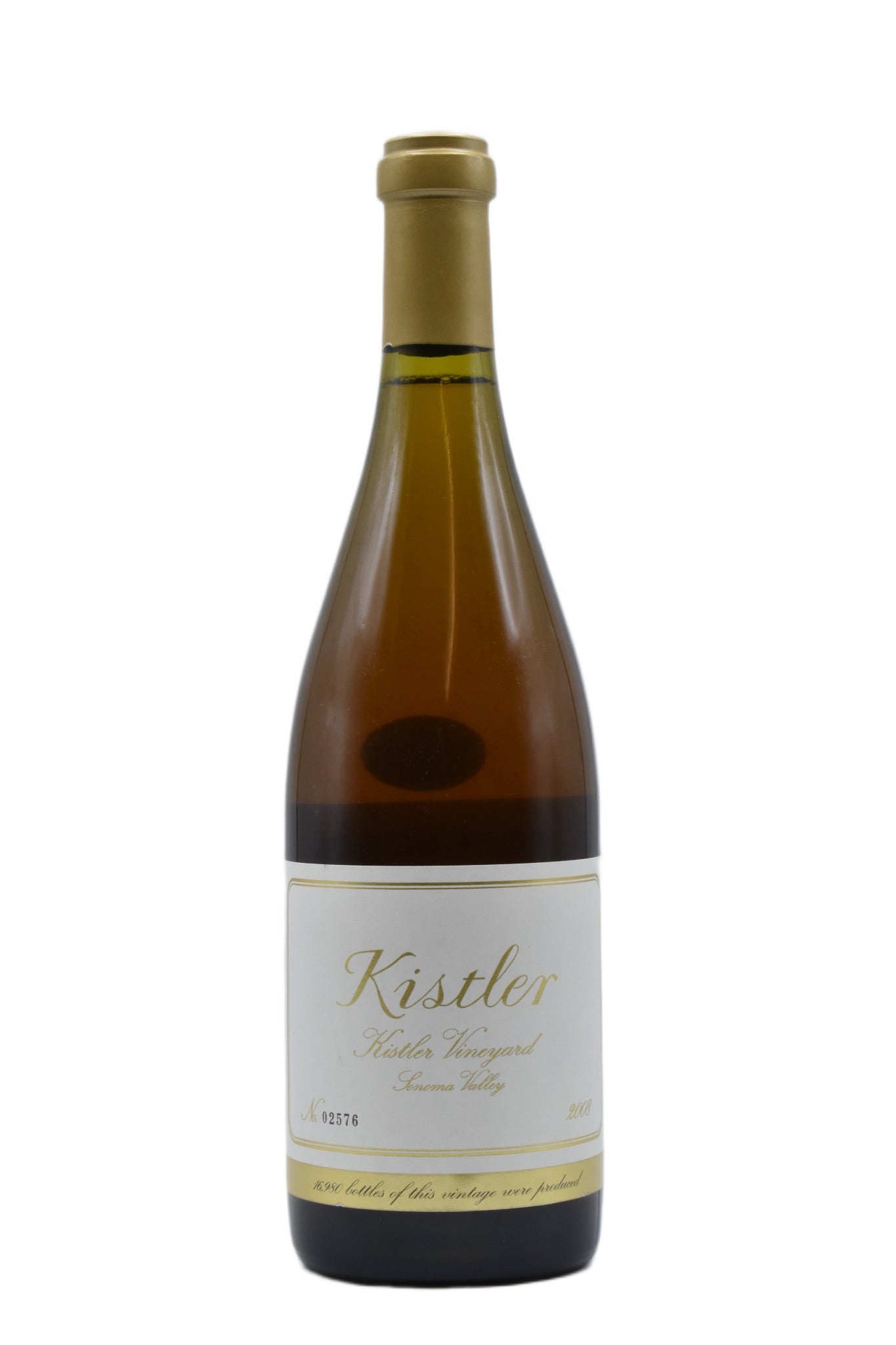 2008 Kistler, Kistler Vineyard, Sonoma Valley Chardonnay 750ml - Walker Wine Co.