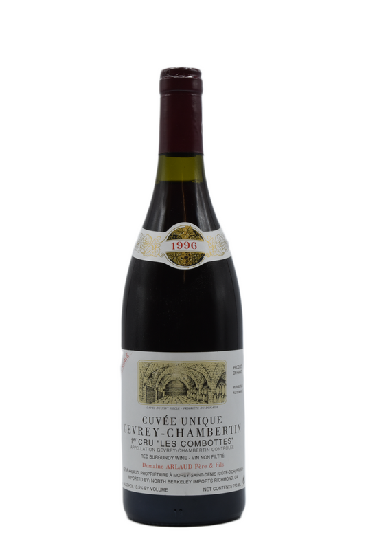 1996 Domaine Arlaud, Gevrey-Chambertin 1er Cru aux Combottes Cuvee Unique Reserve 750ml - Walker Wine Co.