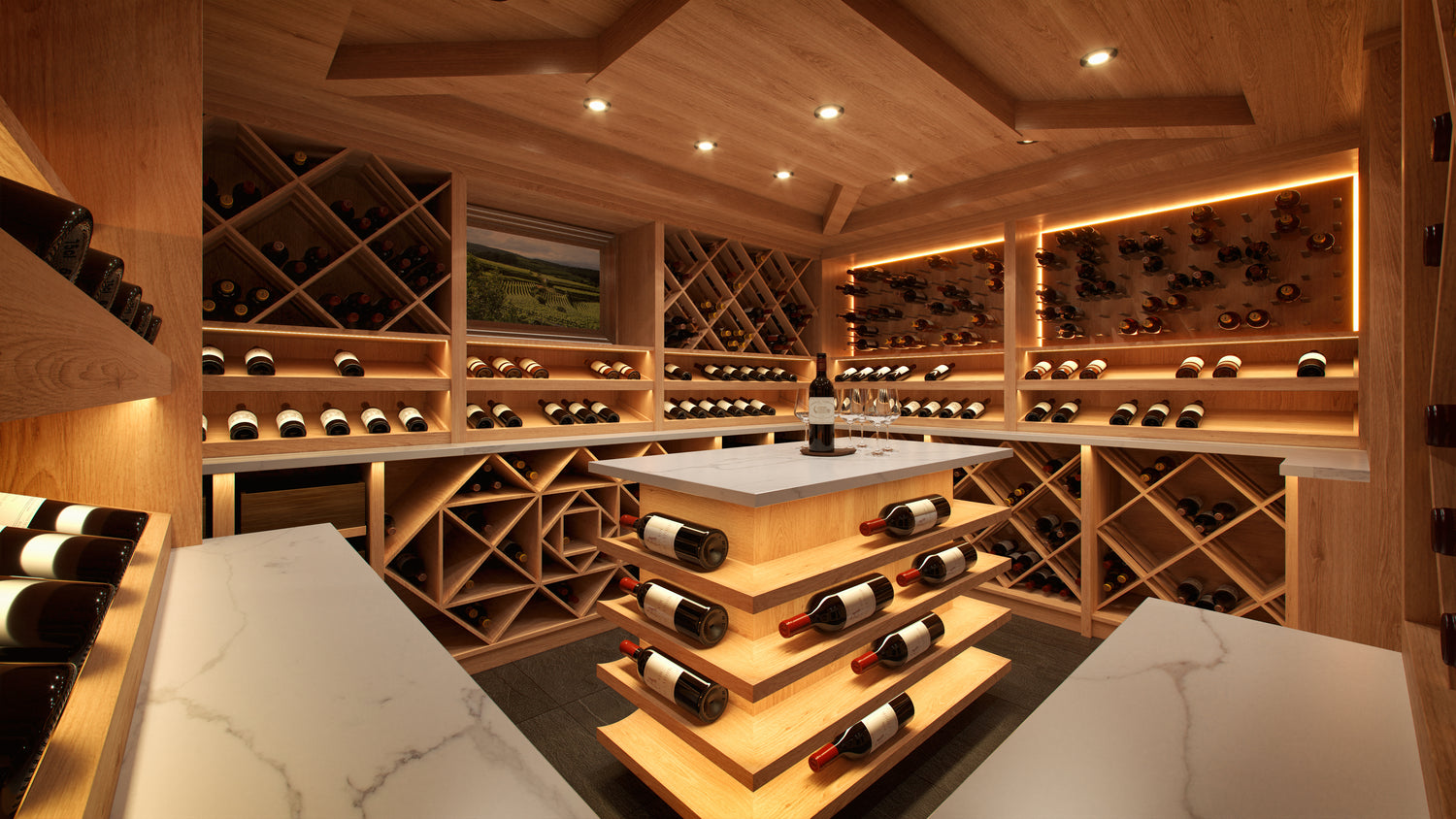 CellArt custom wine cellar design