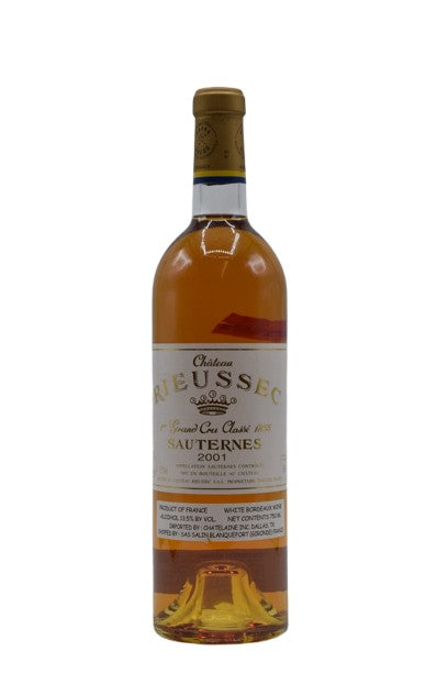 2001 Chateau Rieussec, Sauternes 750ml - Walker Wine Co.