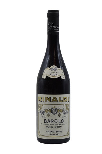 2008 Rinaldi (Giuseppe), Barolo Brunate le Coste 750ml - Walker Wine Co.
