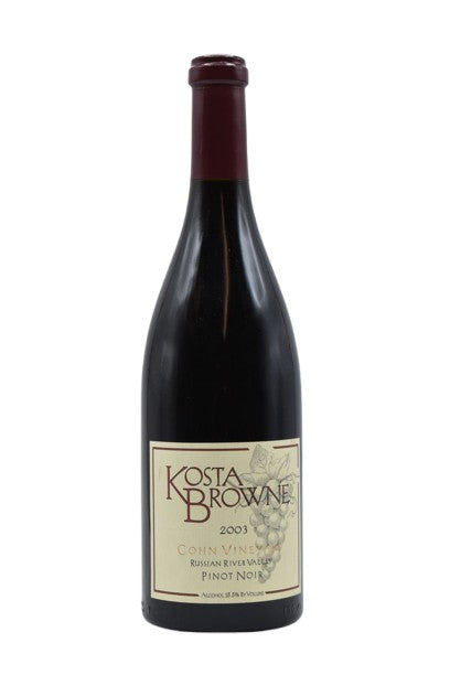 2003 Kosta Browne, Cohn Vineyard Pinot Noir 750ml - Walker Wine Co.