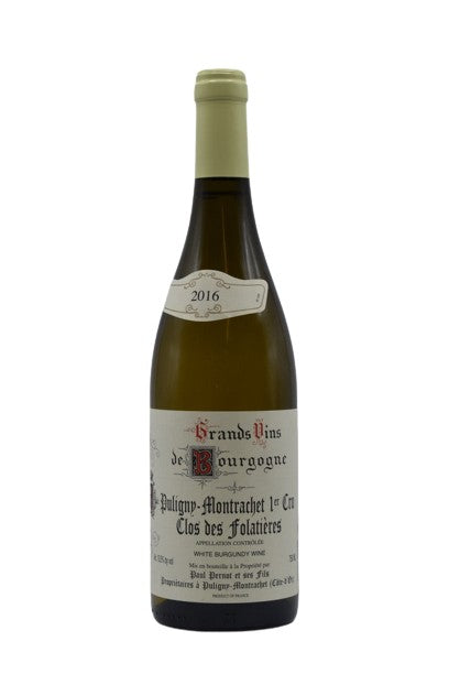 2016 Paul Pernot, Puligny-Montrachet, Folatieres 1er Cru 750ml - Walker Wine Co.