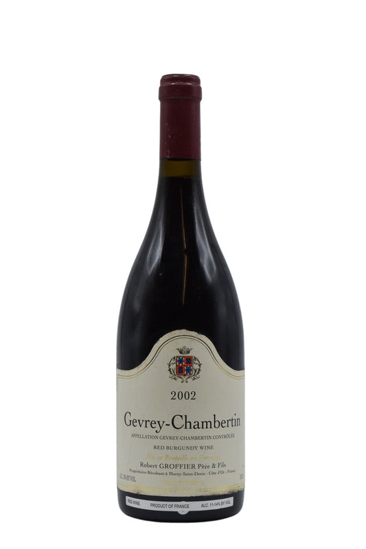 2002 Robert Groffier, Gevrey Chambertin 750ml - Walker Wine Co.