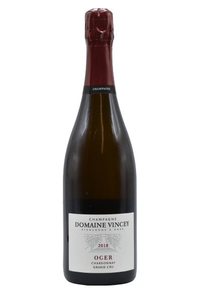 2018 Domaine Vincey, Oger Grand Cru Champagne 750ml - Walker Wine Co.