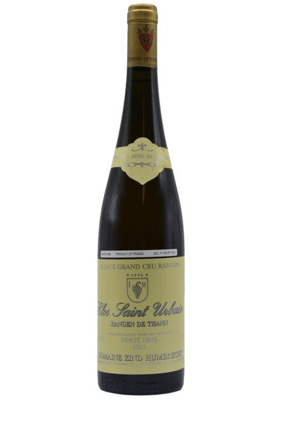 2001 Zind-Humbrecht, Rangen de Thann, Clos St. Urbain, Pinot Gris 750ml - Walker Wine Co.