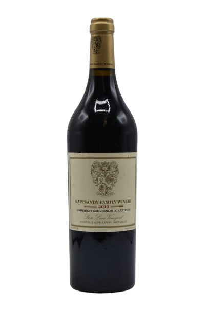 2013 Kapcsandy Family, State Lane Vineyard Grand-Vin Cabernet Sauvignon 750ml - Walker Wine Co.
