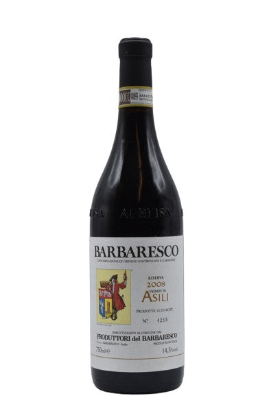2008 Produttori del Barbaresco, Asili Riserva 750ml - Walker Wine Co.