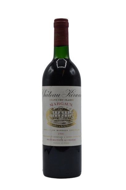 1990 Chateau Kirwan, Margaux 750ml - Walker Wine Co.