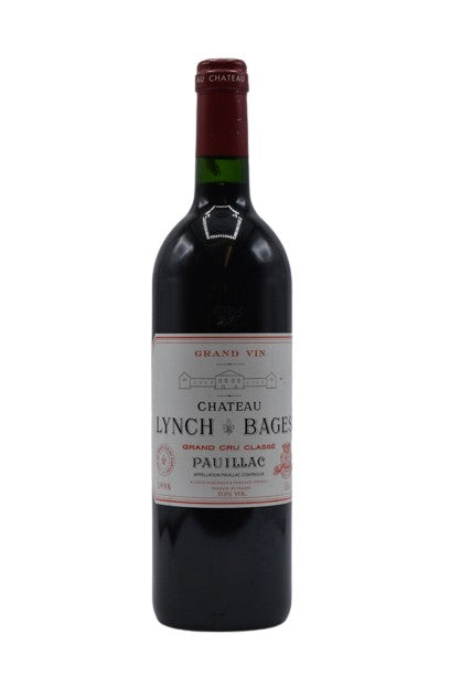 1998 Chateau Lynch Bages, Pauillac 750ml - Walker Wine Co.