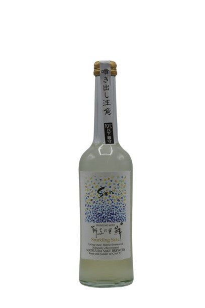 NV Shishi no Sato, Junmai Ginjo Sparkling "Sen" Sake 375ml - Walker Wine Co.
