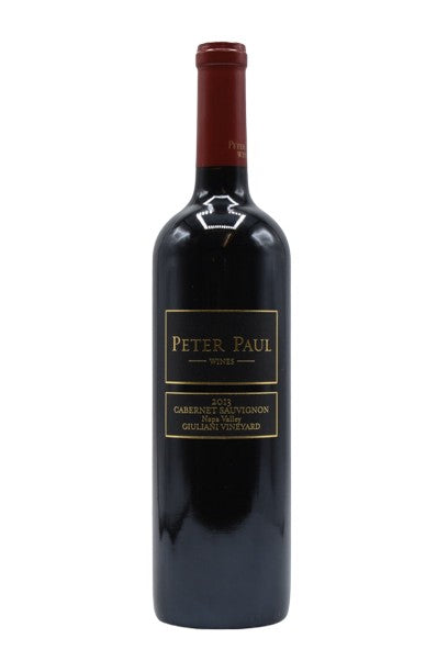2013 Peter Paul Wines, Giuliani Vineyard Cabernet Sauvignon 750ml - Walker Wine Co.