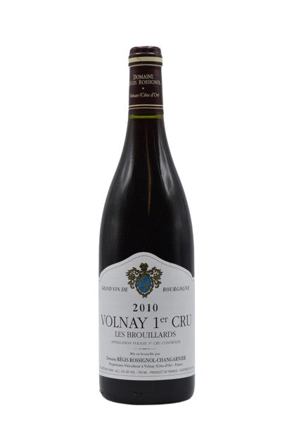 2010 Regis Rossignol-Changarnier, Volnay, Les Brouillards 1er Cru 750ml - Walker Wine Co.