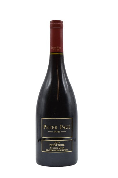 2017 Peter Paul Winery, Gravenstein Highway Pinot Noir 750ml - Walker Wine Co.