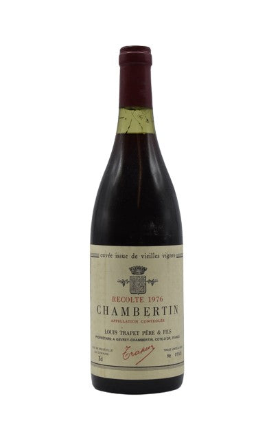 1976 Domaine Trapet Pere et Fils, Chambertin Grand Cru 750ml - Walker Wine Co.