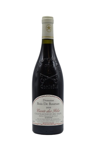 2019 Domaine Bois de Boursan, Chateauneuf-du-Pape "Cuvee des Felix" 750ml - Walker Wine Co.
